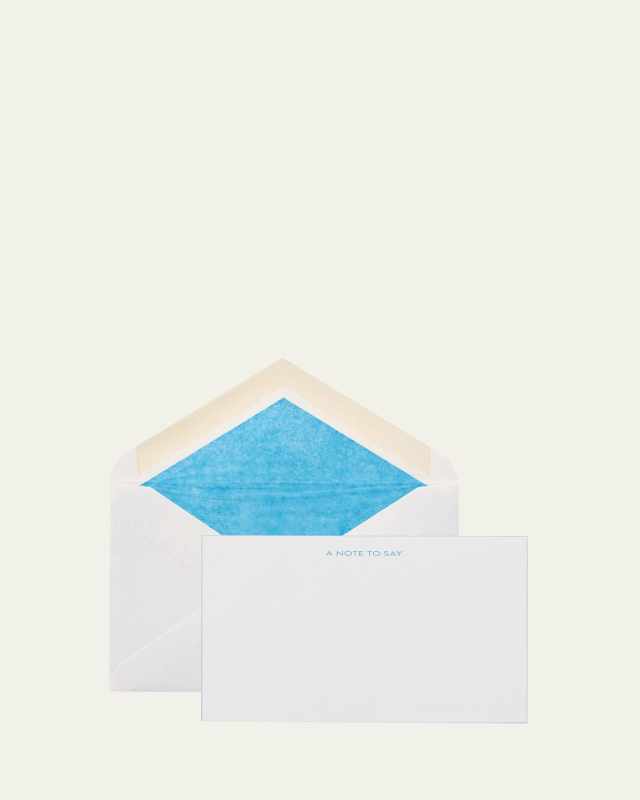 Iconic Titles A Note to Say Notecards, Set of 10